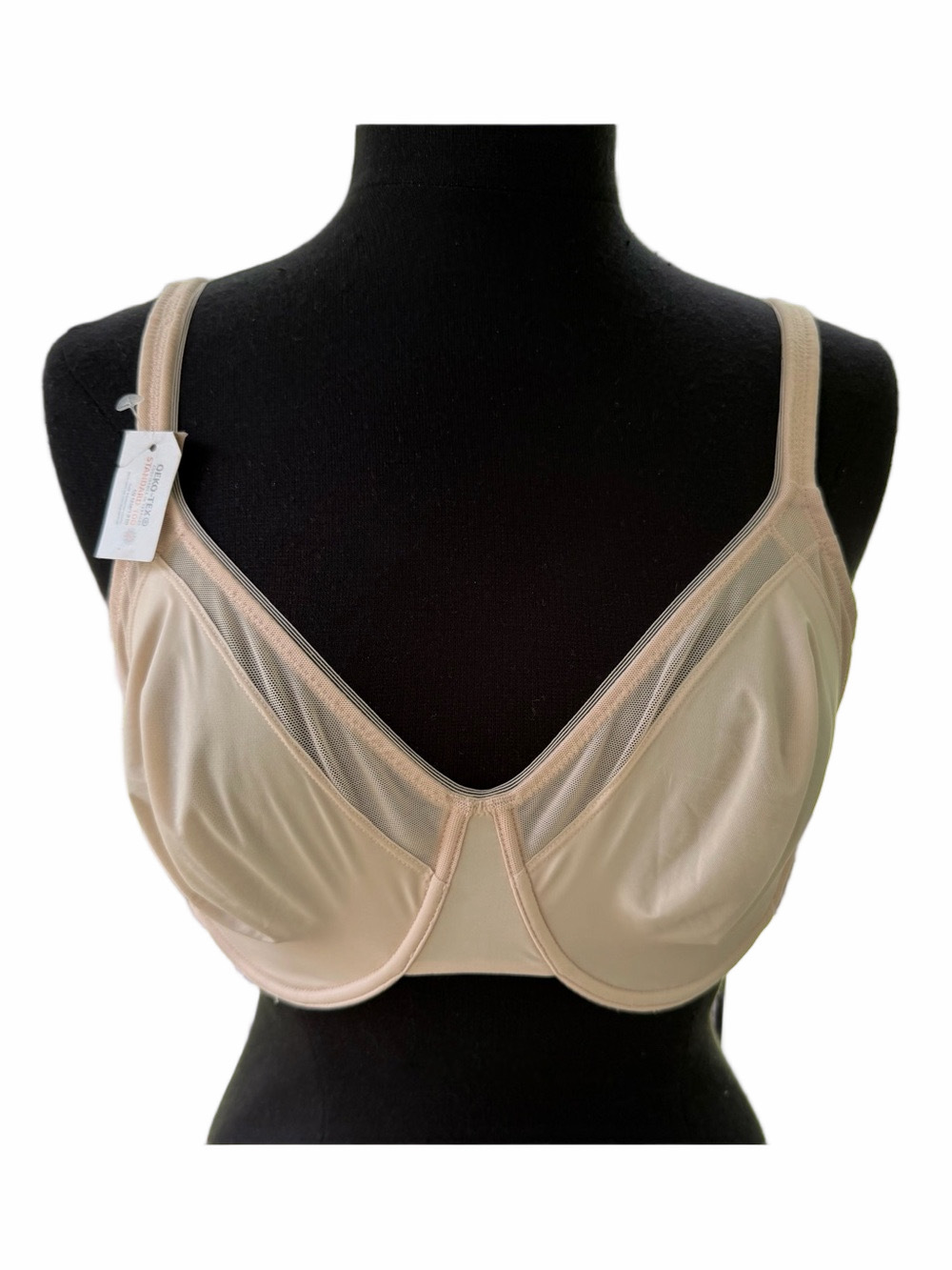 NEW Gemma de Lou Paris Underwire Nude Bra Size 38D NWT